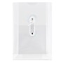 JAM Paper Premium Plastic Filing Envelope with Button & String Closure, 4 1/4" x 6 1/4", Clear, 3/Pack (473B1CLX3)~#|#~6D45D418-AD3A-487B-9F60955D863F4175_sc7