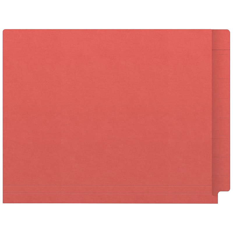 Medical Arts Press Reinforced End Tab File Folder, Straight-Cut, Letter Size, Orange, 100/Box (S-09482-ORG) image 1