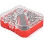 Apollo Tools 13-Piece 0.25" Drive Metric Socket Set, Red/Black (DT5023)~#|#~6D4E9959-6B58-4637-8226DAF04F9671C4_sc7