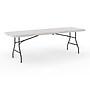 Staples 8' x 30" Heavy Duty Plastic Folding Table, White Granite (79233/54273)~#|#~6D55EA80-D13B-45A2-8E2A7E0F81F092FA_sc7