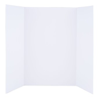 Elmer's Tri-Fold Foam Presentation Board, 4' x 3', White (902090)