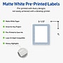 Avery Laser/Inkjet Rectangle Multipurpose Labels, 4" x 3-1/3", White, 40/Pack (S00F8J)~#|#~6D59F1CA-69EC-4575-B1A5373E28398A40_sc7