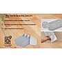 True & Tidy Reusable Microfiber 15" Wet Spray Mop Pads, Gray, 3/Pack (MP-250)~#|#~6D5A72D5-7E54-4078-90BEA77BA4E436F3_sc7