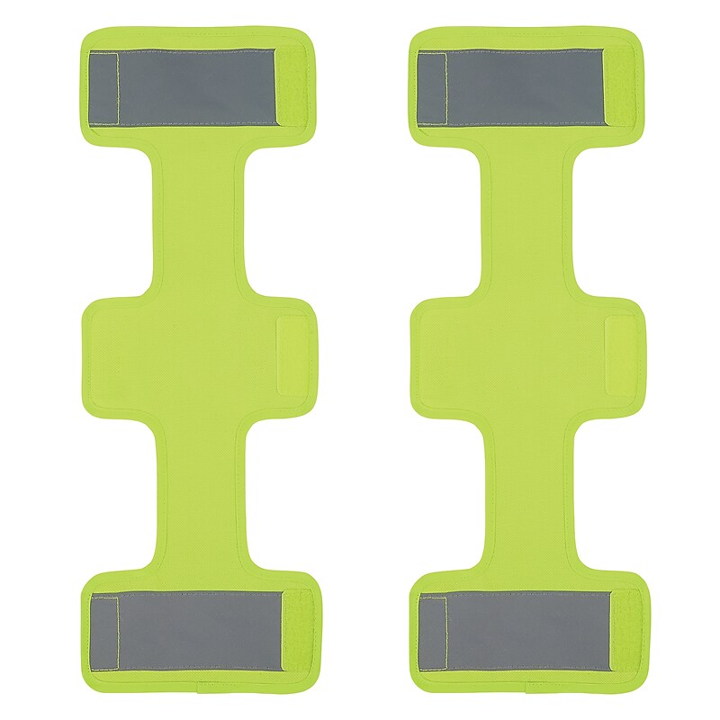 Ergodyne GloWear 8105 High Visibility Seat Belt Cover, Lime, 2/Pack (29034) image 1