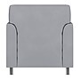 Flash Furniture Hercules Diplomat LeatherSoft Reception Chair, Gray/Chrome Legs (BT8271GYCHR)~#|#~6D65CA5F-D189-4352-BA01CBC5800612AA_sc7