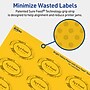 Avery Laser/Inkjet Oval Multipurpose Labels, 1.5" x 2.5", Bright Yellow, 360/Pack (94051)~#|#~6D669865-957A-4E35-BDB8F6F041F83C59_sc7