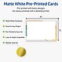 Avery Rectangle Matte Blank Card, White, 20/Pack (19479371095)~#|#~6D6B2962-8F51-417D-BACF62FE105C87E5_sc7