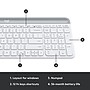 Logitech MK470 Slim Wireless Keyboard and Mouse Combo, Off-White (920-009443)~#|#~6D6E936B-0E85-4902-B0678005D4DC4DD6_sc7