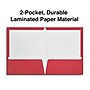 Staples Glossy 2-Pocket Paper Folder, Red, 10/Pack (13374-CC)~#|#~6D6F8E81-1C23-4789-A00B56F4F13510D4_sc7