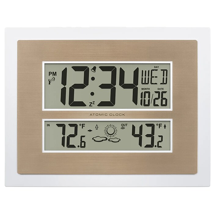 La Crosse Technology Atomic Wall/Table Clock (512-14937) | Staples