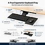 Uncaged Ergonomics Under Desk Keyboard Tray, Black (KT1)~#|#~6D79C5E0-964C-4D30-8FFE1031FD6A27AA_sc7