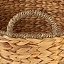 Household Essentials Round Handwoven Water Hyacinth and Seagrass Basket with Handles, Natural (HE1189)~#|#~6D7BD3AC-FABA-4CD2-874740022B5D2EBD_sc7