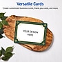 Avery Gold-Green Border General Use Blank Cards, White, 20/Pack (S00-FDG)~#|#~6D7C928B-D2E5-464B-BFD6E9470B5D86C7_sc7