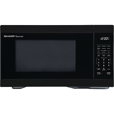 Sharp 1.1 Cu. Ft. Countertop Microwave, Black (ZSMC1161KB) Simolary simolary.com