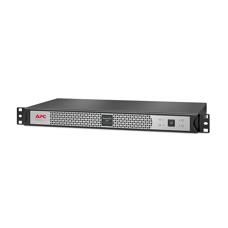 APC Smart-UPS Li-Ion 500VA Short Depth with SmartConnect 500 VA 4-Outlet UPS, Silver/Black (SCL500RM1UC) image 1