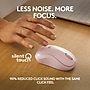 Logitech M240 Silent Wireless Ambidextrous Optical Mouse, Rose (910-007117)~#|#~6D89941F-5269-4783-AADE594DE57C1EE2_sc7