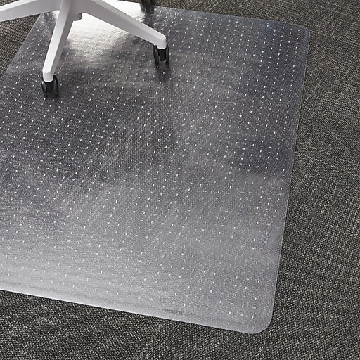 Staples® Carpet Chair Mat, 36" x 48'', LowPile, Clear (28593) Staples
