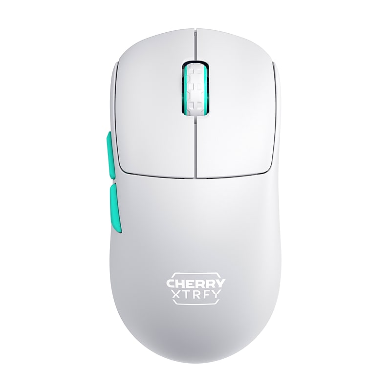 Cherry XTRFY M68 Series Wireless Optical Gaming Mouse, White (CX-M68W-WHITE) image 1