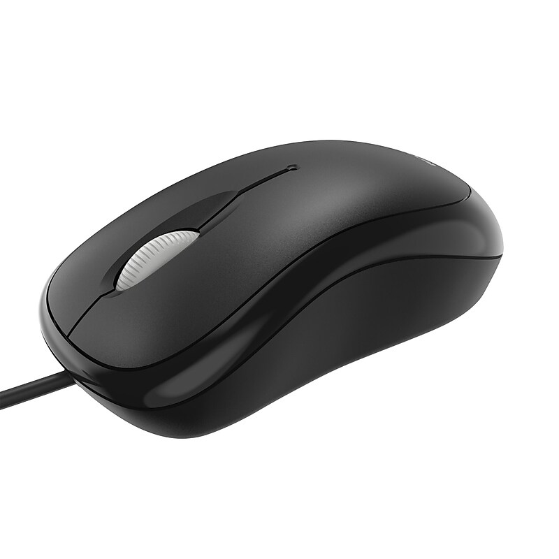Incase Designed by Microsoft Ambidextrous Optical USB Mouse, Black (P58-00063) image 1