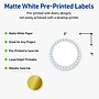 Avery Laser/Inkjet Circle Multipurpose Labels, 3" Dia., White, 60/Pack (S00DMD)~#|#~6D9A390C-188A-42FB-A732A36B0A3A6E7C_sc7