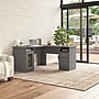 Bush Furniture Cabot 60"W Wood L-Shaped Computer Desk, Modern Gray (WC31330K)~#|#~6D9C3465-A3EC-4905-965F7CAE79385C21_sc7