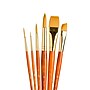 Princeton RealValue Short Handle Mixed Media Synthetic Taklon Variety Brush Set, 6/Set, 2 Sets/Bundle (PBXPR9153-2)~#|#~6DA9ABB2-45B5-435D-A8565E7A32D9A4EC_sc7