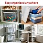 TRU RED 78.4 Qt Storage Bin with Latching Lid, Clear Plastic Tote, Large Stackable Storage Organizer~#|#~6DABAC4D-CA25-4EB1-8804CBFCA799AC8F_sc7