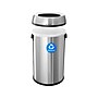 Alpine Industries Stainless Steel Recycling Bin, 17 Gallon, Silver (ALP470-65L-R)~#|#~6DABF11C-A1C7-4161-8D7F92C2782C909C_sc7