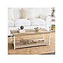 Household Essentials Jamestown 39.4"W x 19.7"D Laminate Coffee Table, Coastal Oak/White (8225-1)~#|#~6DACE3EB-7A57-4F8D-9058CCC11B2351AB_sc7
