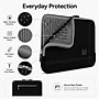 SumacLife 13" Microsuede Laptop Sleeve, Black/Gray (NbkLea679)~#|#~6DB0E563-88C8-4BFF-813DA3F5F2D58EA0_sc7