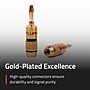 Fluance Banana Plug 24K Gold-Plated connectors 16 to 12 AWG Speaker Wire, Pair~#|#~6DB18782-0CCD-4D83-B24468188FC1C2B0_sc7