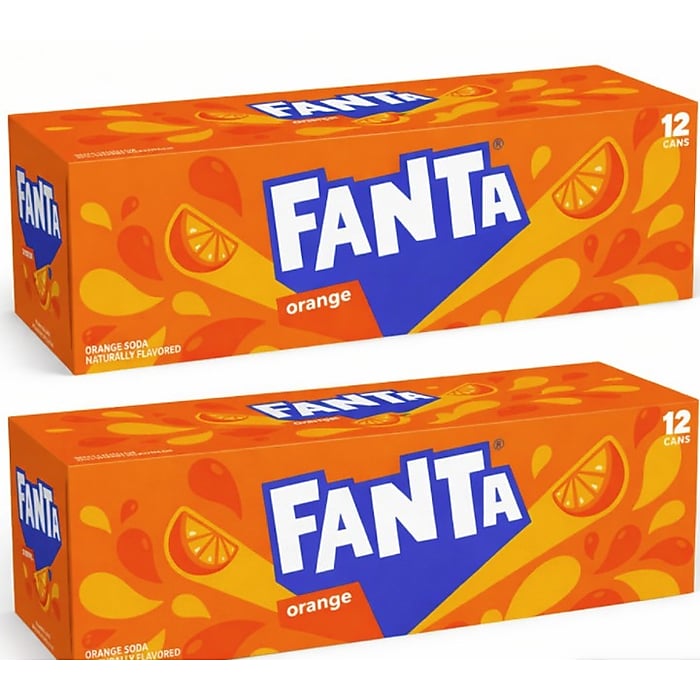 Coca-Cola Orange Fanta Soda, 12 oz., 24 Cans/Carton (49000030730