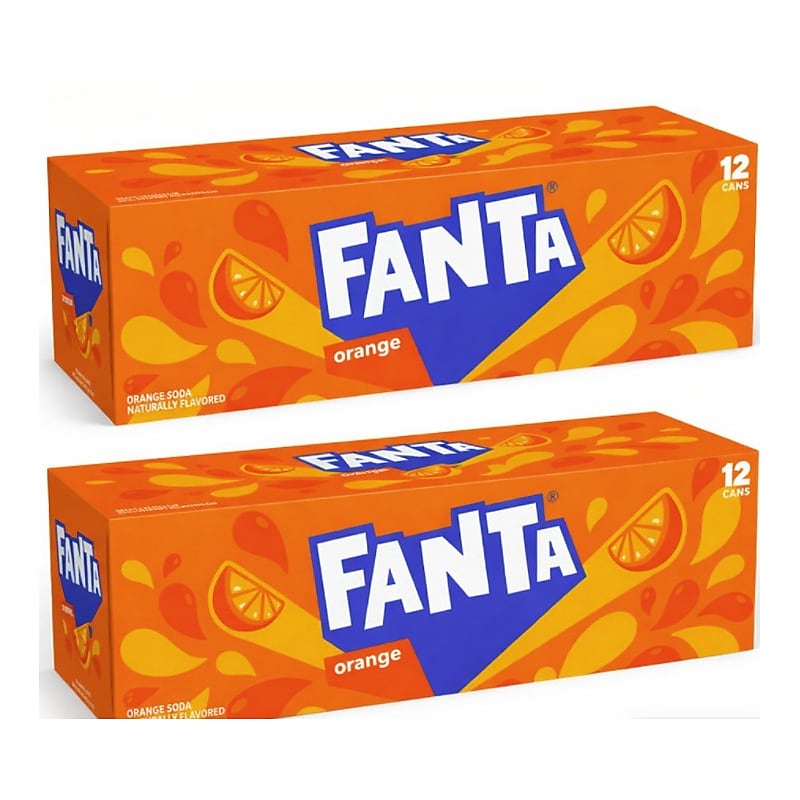 Coca-Cola Orange Fanta Soda, 12 oz., 24/Carton (49000030730) image 1