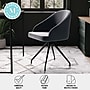 Martha Stewart Sora Fabric Swivel Stationary Office Chair, Gray/Oil Rubbed Bronze (CH222119GYBK)~#|#~6DB36132-04A2-4F63-82EE0AF4CFC082D3_sc7