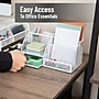 Mind Reader 7-Compartment Metal Desk Organizer File and Accessory Storage, White (JOEORG-WHT)~#|#~6DBAB548-654A-48B6-906A0213B4203F98_sc7