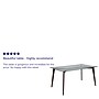 Flash Furniture 59" Wood Dining Walnut (SKTC5049W)~#|#~6DBAF118-F0B3-488D-A0DFA8D8ED21A6D3_sc7