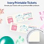 Avery Integrated Cards, 1-3/4" x 5-1/2", Matte Ivory, 100/Pack (95288)~#|#~6DC3602D-61C9-4C9A-84CF70527AB24A22_sc7