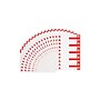 Alphabetical Character Labels, A And N, Red, 100/Pk~#|#~6DC3A51F-7FE4-4FBA-84FF05414AF2D91F_sc7