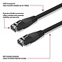 Staples TECH 25 ft. Cat-6 Ethernet Cable, Male to Male, Black (ST62457)~#|#~6DC8E68B-710D-4251-ADDA6C499E8A6FD4_sc7