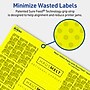 Avery Laser/Inkjet Rectangle Multipurpose Labels, 1.75" x 7.75", Neon Yellow, 400/Box (94232)~#|#~6DD4C867-7DF3-46C7-99403FC90EF0D610_sc7