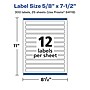 Avery Laser/Inkjet Multipurpose Labels, 7.5" x ", Glossy Clear, 300/Pack (94119)~#|#~6DD6F3F2-FA02-4739-905842D6C97897FB_sc7
