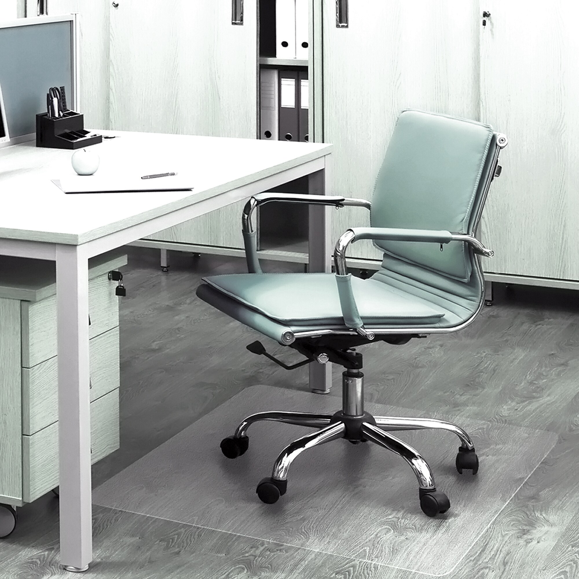 Floortex Cleartex Evolutionmat Carpet & Hard Floor Chair Mat, 36″ x 48″, Clear (NRCMFLPD0001) Sansujyuku sansujyuku.com