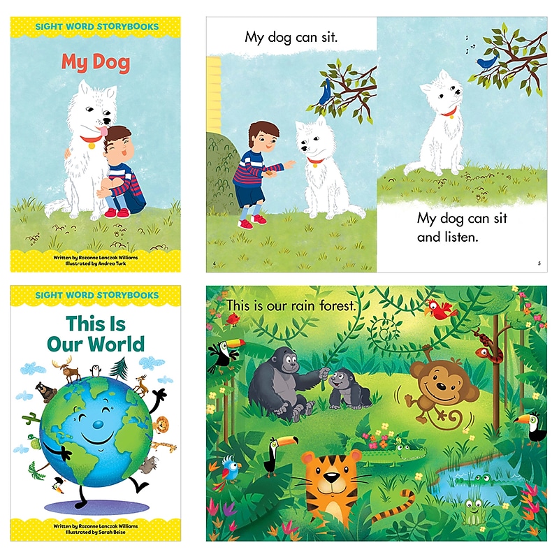 Creative Teaching Sight Word Storybooks Picture Book Set 2, 6 Books/Set image 1