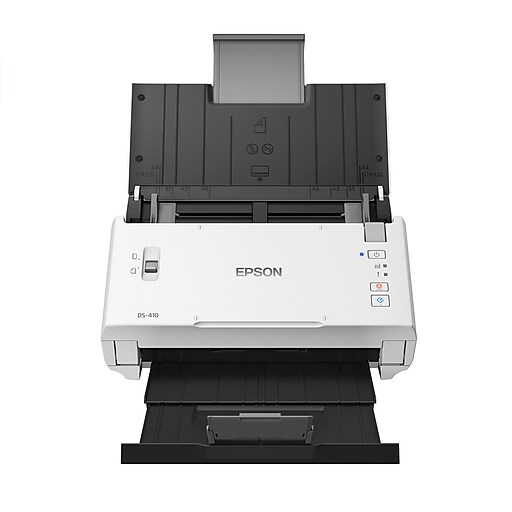 Epson DS-410 Desktop Scanner, Black/White (B11B249201) | Staples