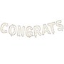Party City Air Filled 16" Gold Confetti Congrats Balloon Banner, Gold/White (AM1100147)~#|#~6DE3F8FC-A2C3-46EE-A2DA1A2D5C0EBBBA_sc7