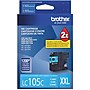 Brother LC105C Cyan Extra High Yield Ink   Cartridge~#|#~6DE9BD9A-6557-4B90-B72935DFDED1EACE_sc7