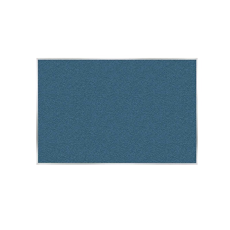 Ghent Vinyl Bulletin Board, Satin Aluminum Frame, 4' x 7'-4", Ocean (AV47-191) image 1
