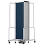 National Public Seating Robo Series 11-Panel Folding Mobile Room Divider, 72"H x 256"W, Blue Fabric (RDG6-11PT04)~#|#~6DF2FC78-3FE7-4117-9992F51F8D2BD467_sc7