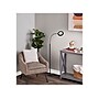 Simplee Adesso Holmes 56.5" Brushed Steel/Matte Black Floor Lamp with Round Shade (SL4925-01)~#|#~6DF5E5C4-D10E-48D1-9F993941874F09C6_sc7