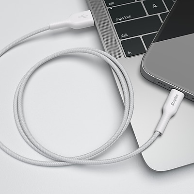 Staples TECH USB-C to USB-C Charging Cable - Thumbnail 4